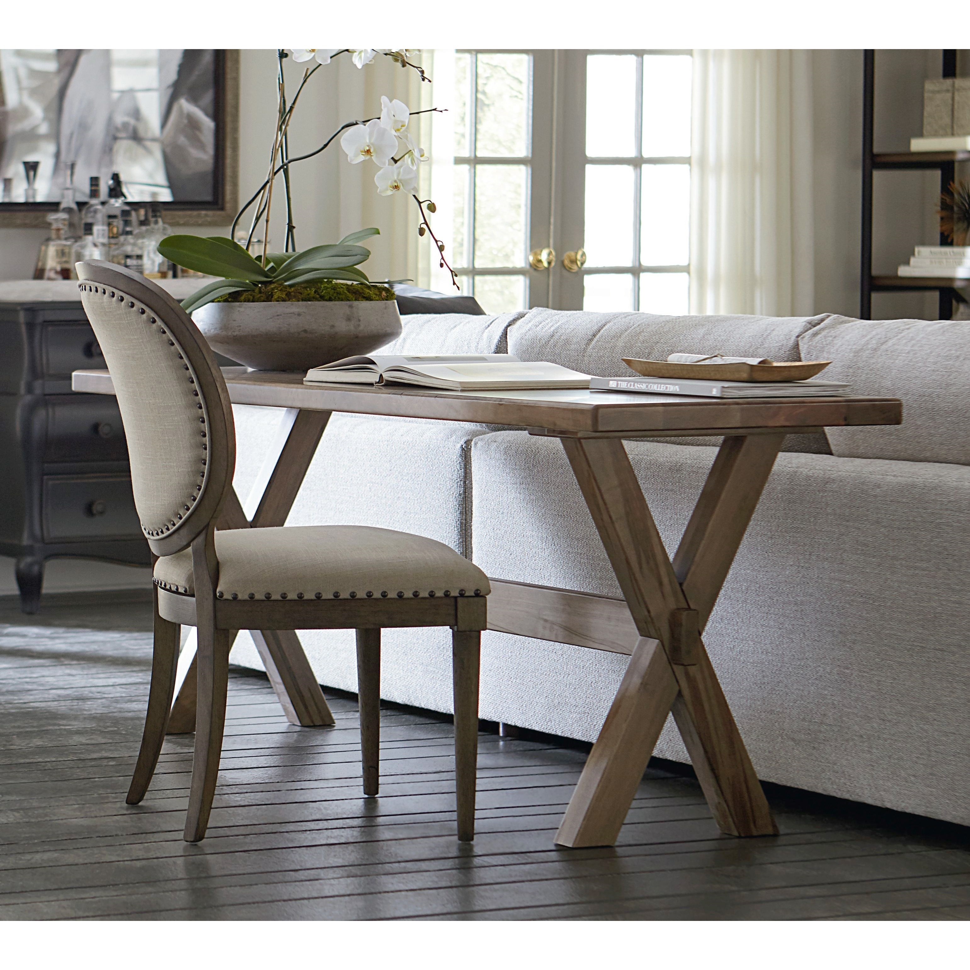 Bassett Bench Made Maple Cross Buck Desk Bassett of Cool Springs